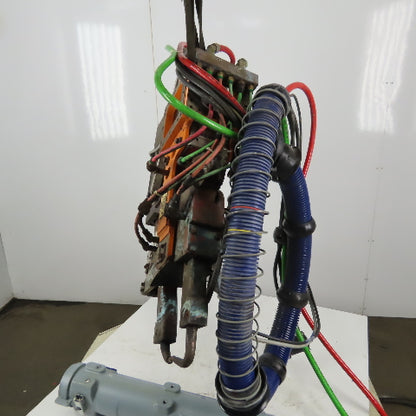 RoMan Tolomatic TRU79BX Water Cooled Spot Welder 8" Throat Servo Controlled 650V