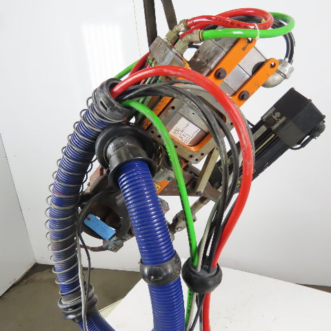 RoMan Tolomatic TRU79BX Water Cooled Spot Welder 8" Throat Servo Controlled 650V