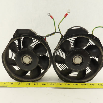 NMB 5915PC-20W-B20 Cooling Fan 200-240V Wired Together Lot Of 2