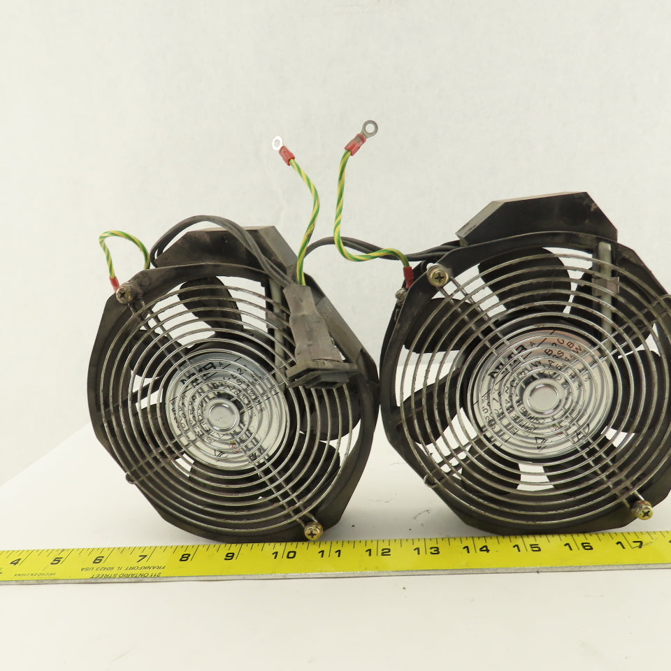 NMB 5915PC-20W-B20 Cooling Fan 200-240V Wired Together Lot Of 2