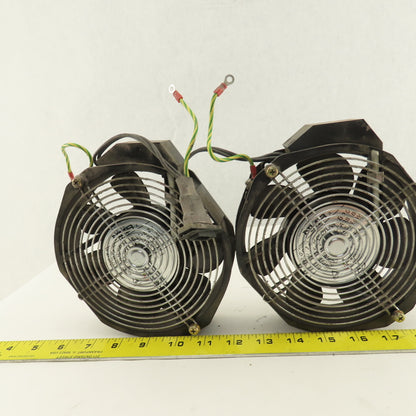 NMB 5915PC-20W-B20 Cooling Fan 200-240V Wired Together Lot Of 2