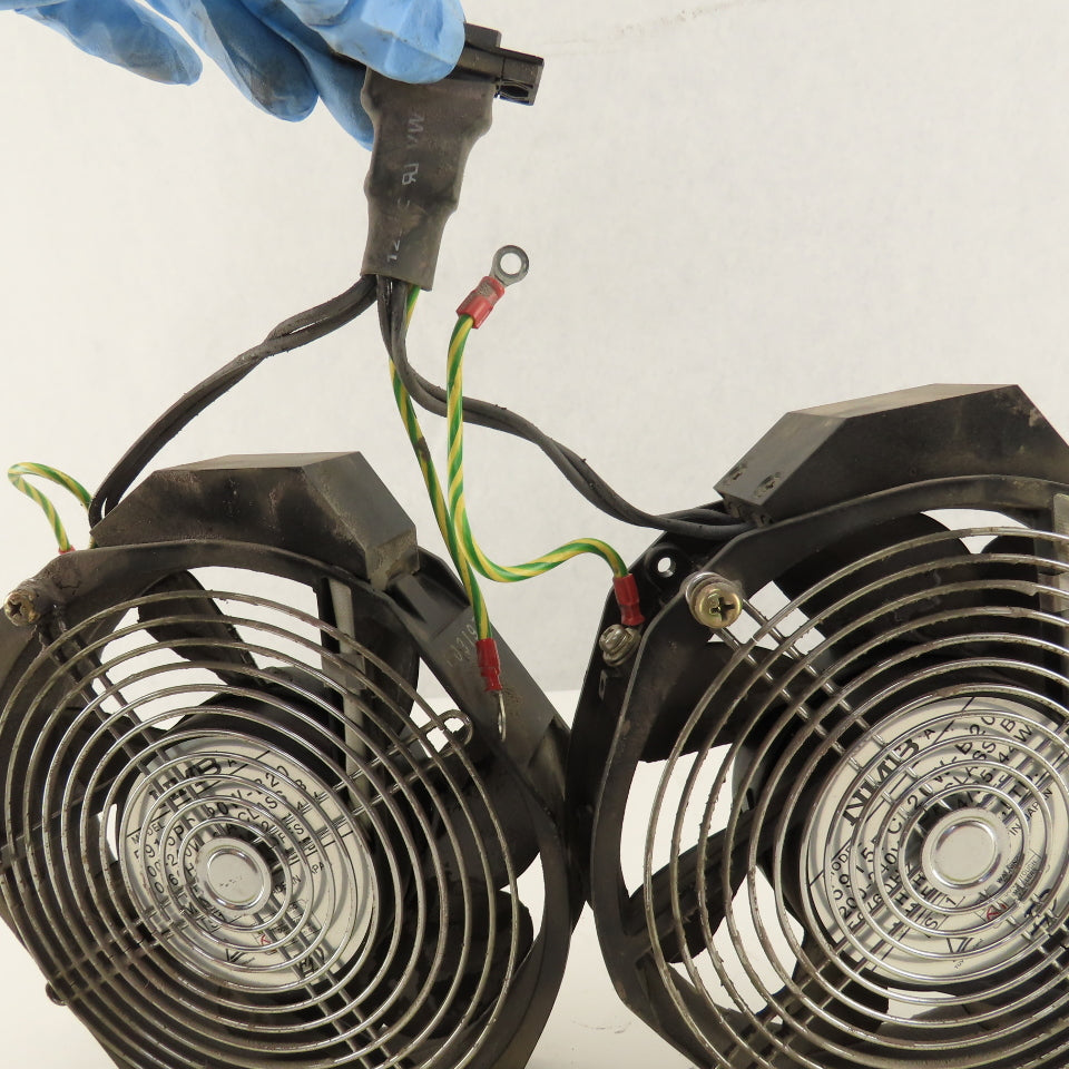 NMB 5915PC-20W-B20 Cooling Fan 200-240V Wired Together Lot Of 2
