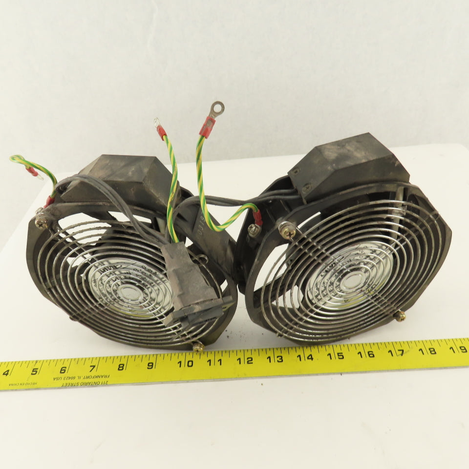NMB 5915PC-20W-B20 Cooling Fan 200-240V Wired Together Lot Of 2