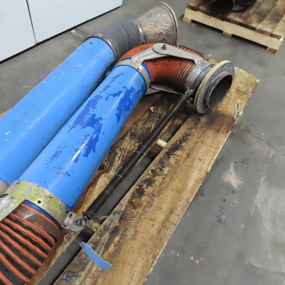 36"x32"x 8" Diameter Fume & Dust Extraction Arm W/Hood