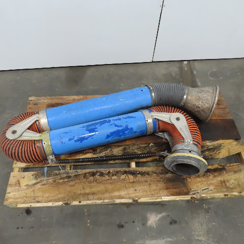 36"x32"x 8" Diameter Fume & Dust Extraction Arm W/Hood