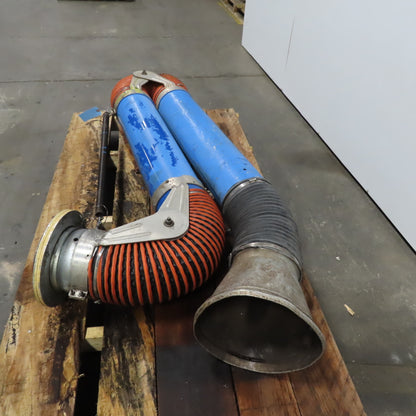 36"x32"x 8" Diameter Fume & Dust Extraction Arm W/Hood