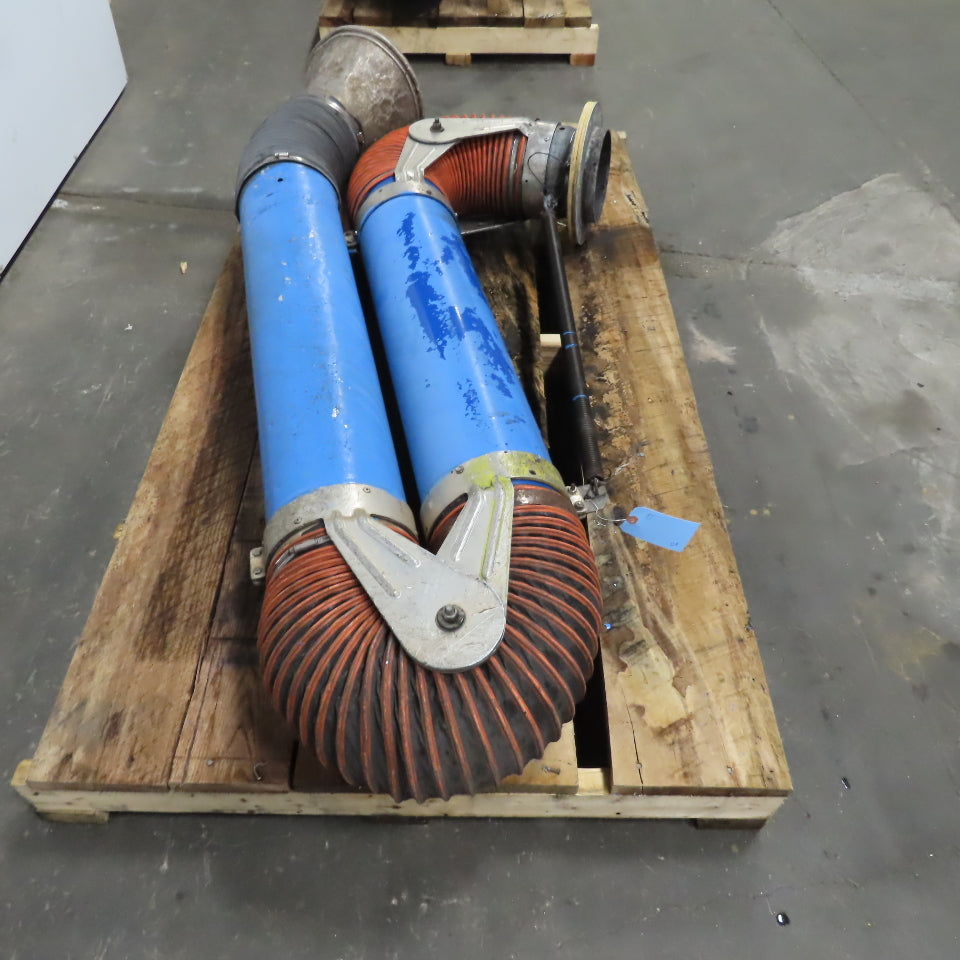 36"x32"x 8" Diameter Fume & Dust Extraction Arm W/Hood