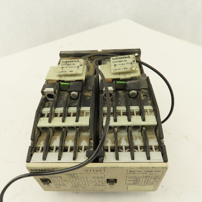 Siemens 3TD4102-2B 600V 10Hp MAX Reversing Magnetic Contactor 24VDC Coil