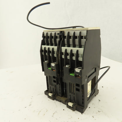 Siemens 3TD4102-2B 600V 10Hp MAX Reversing Magnetic Contactor 24VDC Coil
