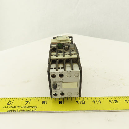 Siemens 3TF4011-0B 600V 20A 3Ph 7.5Hp MAX Magnetic Motor Starter 24VDC Coil