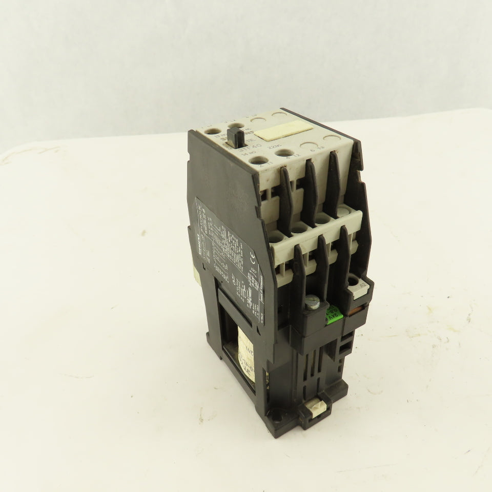 Siemens 3TF4011-0B 600V 20A 3Ph 7.5Hp MAX Magnetic Motor Starter 24VDC Coil