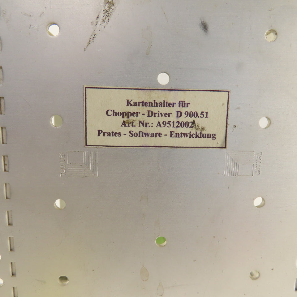 Berger Lahr D900.51 A9512002 5 Space Slot Rack Card Chassis Motherboard