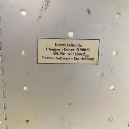 Berger Lahr D900.51 A9512002 5 Space Slot Rack Card Chassis Motherboard
