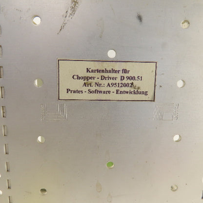 Berger Lahr D900.51 A9512002 5 Space Slot Rack Card Chassis Motherboard
