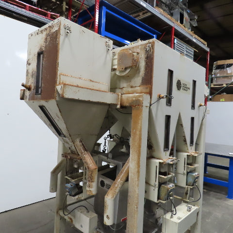 Pacific Engineering Bulk Material Dual Weigh Batching Blending Discharge Hopper
