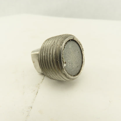 3/4" Square Head Magnetic Clean Out Drain Plug Stainless Steel