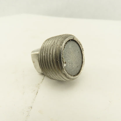 3/4" Square Head Magnetic Clean Out Drain Plug Stainless Steel