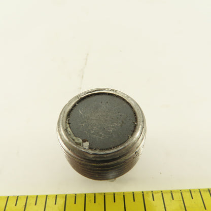 3/4" Square Head Magnetic Clean Out Drain Plug Stainless Steel