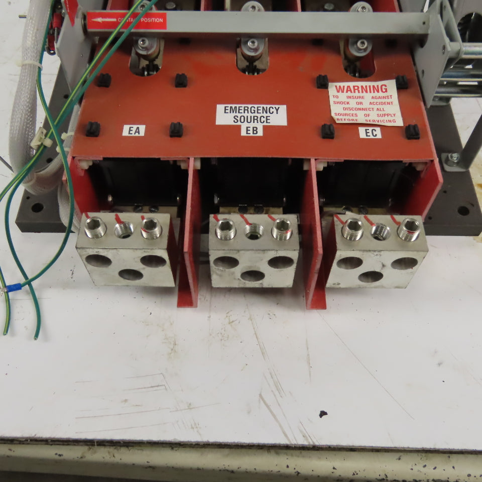 Russelectric Inc RMTD-8003CEF 277/480V 800Amp Dual Operator 4W Transfer Switch