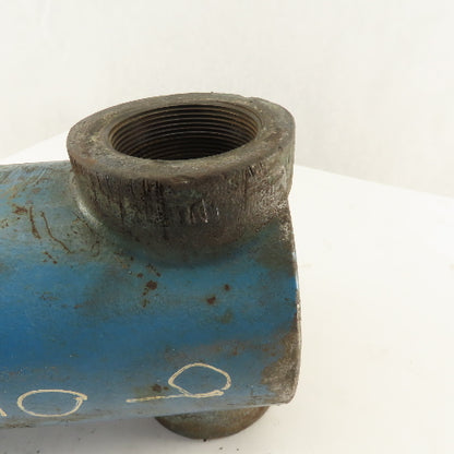 Clark Reliance 435X 2" NPT Cast Iron Filter Housing 16" OAL