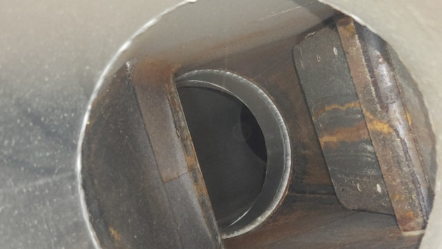 6"x6"x6" Flange Ridged Pipe Manual Diverter Valve For Plastics Grain or Powder