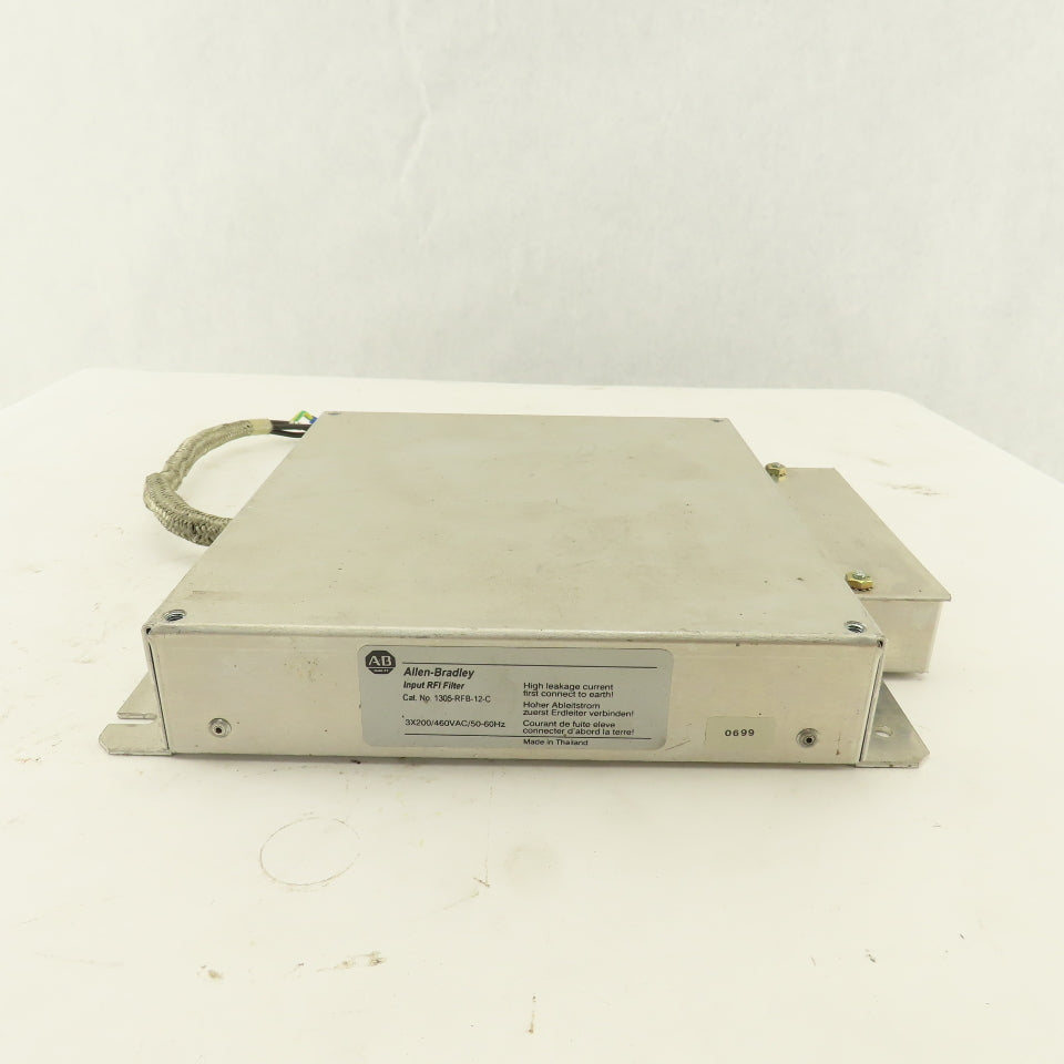 Allen Bradley 1305-RFB-12-C 3X200/460VAC 50/60Hz Input RFI Filter
