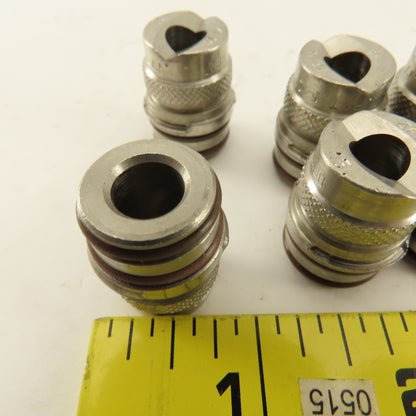 Bex ZF-10 Quick Disconnect Spray Zip Tip 15° 303 Stainless Steel Lot Of 12