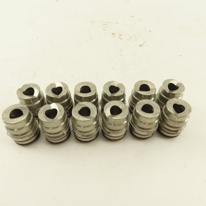 Bex ZF-10 Quick Disconnect Spray Zip Tip 15° 303 Stainless Steel Lot Of 12