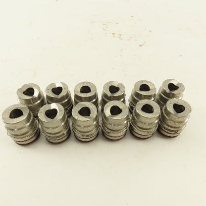 Bex ZF-10 Quick Disconnect Spray Zip Tip 15° 303 Stainless Steel Lot Of 12