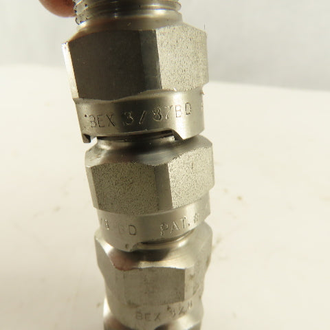 Bex 3/8 ZBD 3/8NPT Quick Disconnect Sprayer Nozzle Body Stainless Steel Lot Of 7