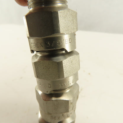 Bex 3/8 ZBD 3/8NPT Quick Disconnect Sprayer Nozzle Body Stainless Steel Lot Of 7