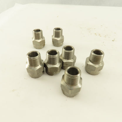 Bex 3/8 ZBD 3/8NPT Quick Disconnect Sprayer Nozzle Body Stainless Steel Lot Of 7