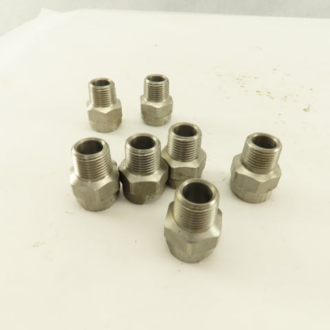 Bex 3/8 ZBD 3/8NPT Quick Disconnect Sprayer Nozzle Body Stainless Steel Lot Of 7