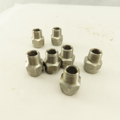 Bex 3/8 ZBD 3/8NPT Quick Disconnect Sprayer Nozzle Body Stainless Steel Lot Of 7