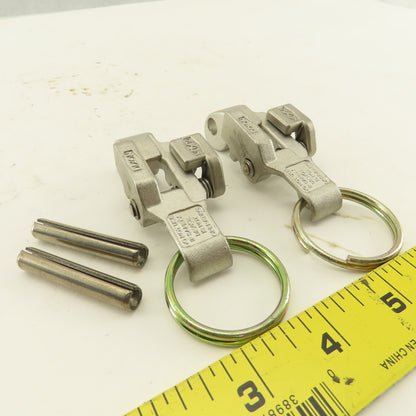 Dixon RHEZ34 Cam & Groove Handle Coupling Lock Lot Of 2