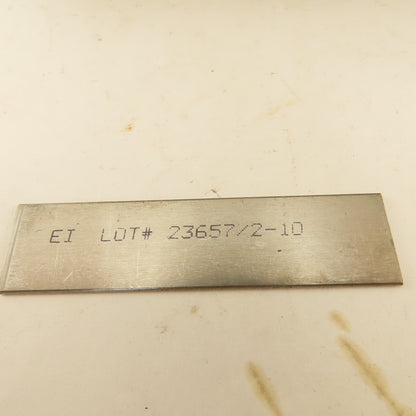 Electronics Inc. Type "A" Almen Strips Unspecified 0.0520 Thick Huge Lot Of 375