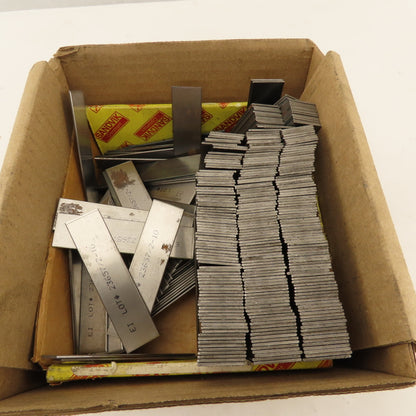Electronics Inc. Type "A" Almen Strips Unspecified 0.0520 Thick Huge Lot Of 375