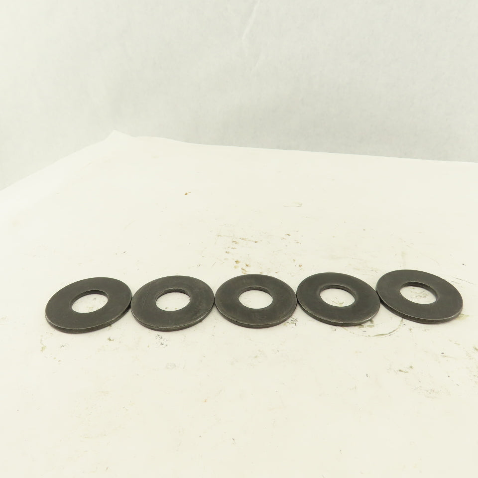 2-1/4" OD Black Oxide Flat Washer 15/64" ID Hole Lot Of 5
