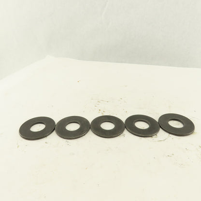 2-1/4" OD Black Oxide Flat Washer 15/64" ID Hole Lot Of 5