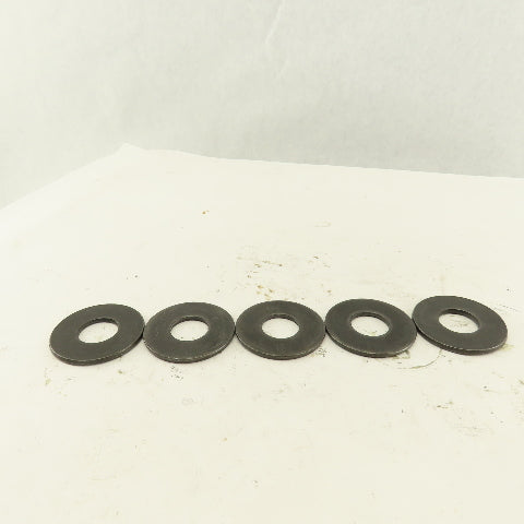 2-1/4" OD Black Oxide Flat Washer 15/64" ID Hole Lot Of 5