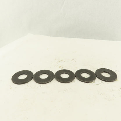 2-1/4" OD Black Oxide Flat Washer 15/64" ID Hole Lot Of 5