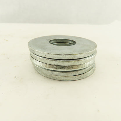 2-1/4" OD Zinc Flat Washer 15/64" ID Hole Lot Of 5