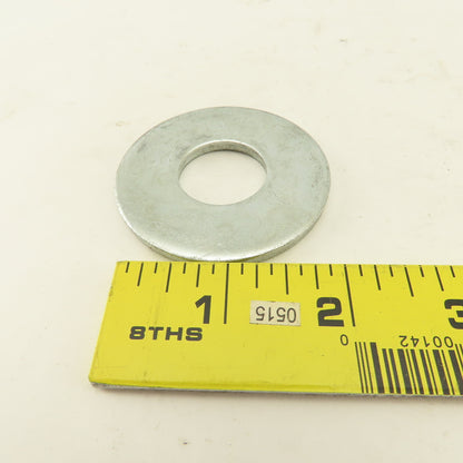 2-1/4" OD Zinc Flat Washer 15/64" ID Hole Lot Of 5