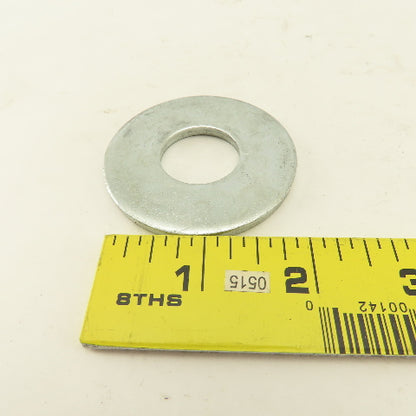 2-1/4" OD Zinc Flat Washer 15/64" ID Hole Lot Of 5