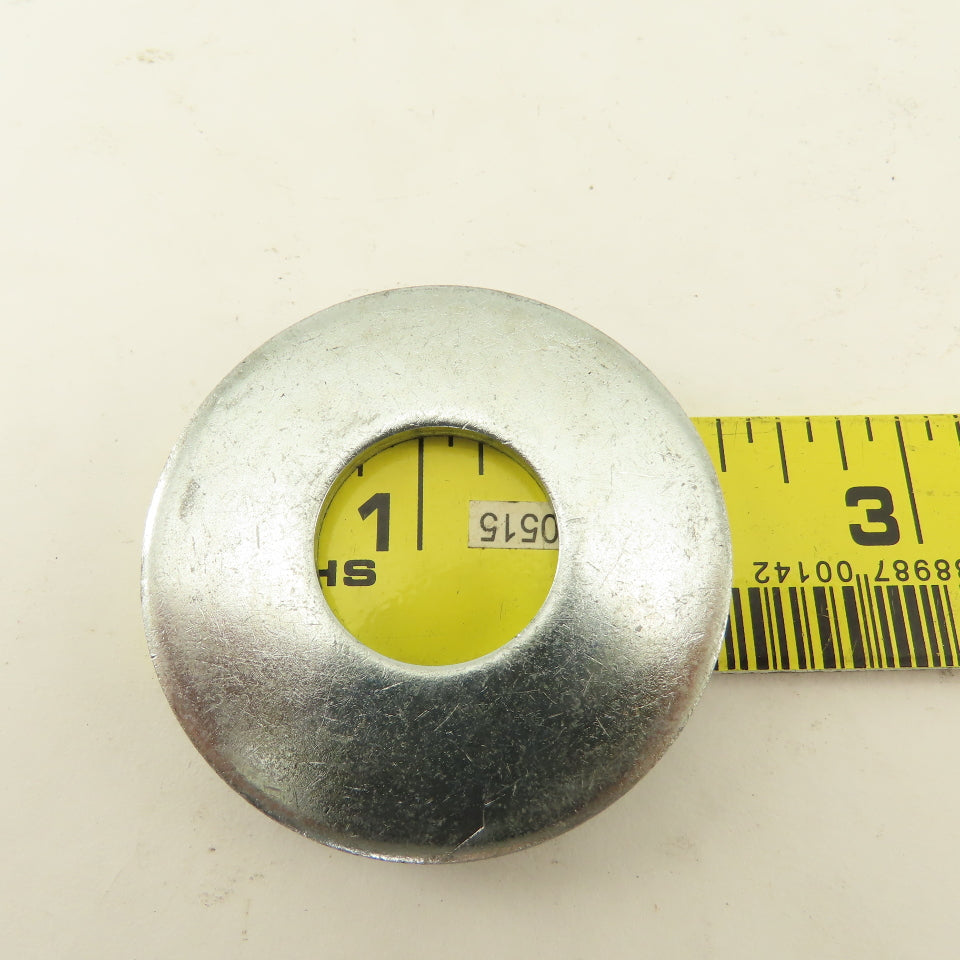 2-1/4" OD Zinc Flat Washer 15/64" ID Hole Lot Of 5