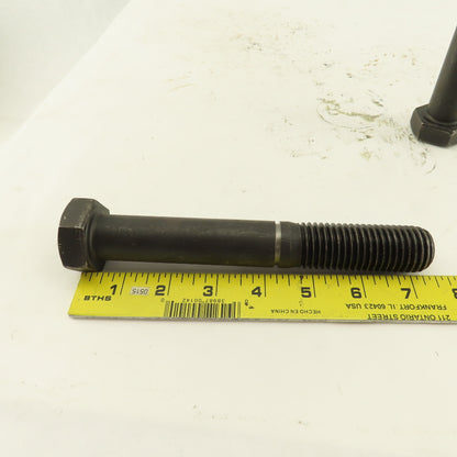 1"-8 x 7-1/2" Course Thread Hex Head Retaining Ring Groove Bolt Lot of 2