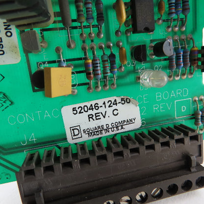 Square D 52046-124-50 Rev C Weld Control Interface Board