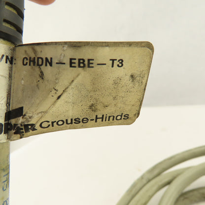Cooper CHDN-EBE-T3 5 Pin Male Female Molded End Plug 90° 10'