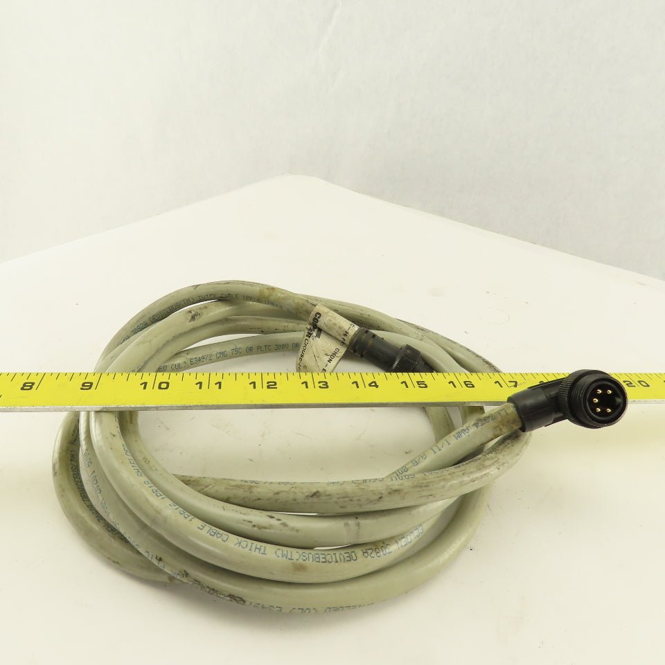 Cooper CHDN-EBE-T3 5 Pin Male Female Molded End Plug 90° 10'