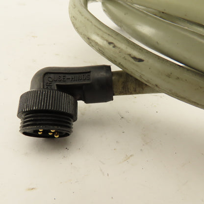 Cooper CHDN-EBE-T3 5 Pin Male Female Molded End Plug 90° 10'